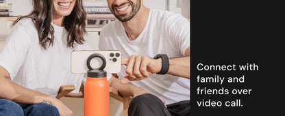 Insulated Water Bottle Compatible MagSafe Water Bottle With Phone Holder,Stainless Steel Water Bottle With Magnetic Phone Tripod