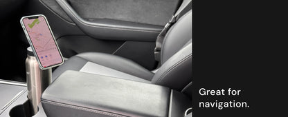 Insulated Water Bottle Compatible MagSafe Water Bottle With Phone Holder,Stainless Steel Water Bottle With Magnetic Phone Tripod