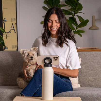 Selfie Sip™ 24oz + Magnetic Booster Ring